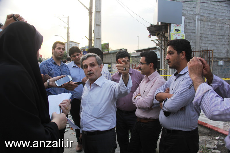 گزارش تصویری از بازدید شهردار واعضای شورا وخبرنگاران از پروژه های عمرانی