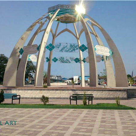 طرح المان مزار شهداي گمنام بندرانزلي نهايي شد