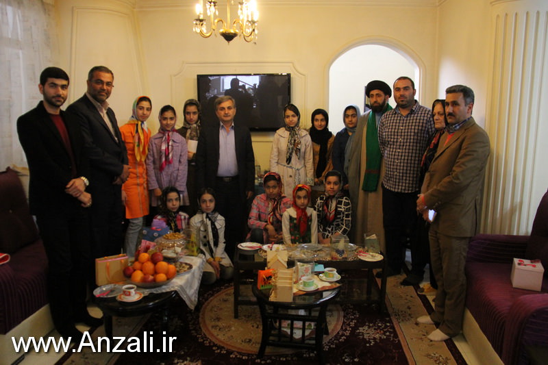 دیدار شهردار ازکودکان بی سرپرست