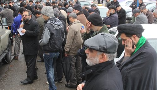 عزاداری عاشقان امام رضا علیه السلام در بندرانزلی