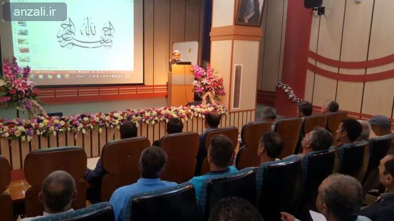 بررسي وضعيت تاسيسات آبي شهر انزلي