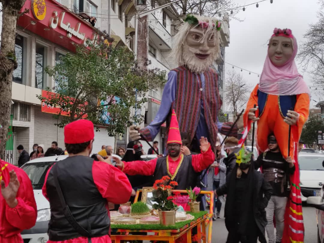 کارناوال شادپیمایی نوروزی در بندرانزلی
