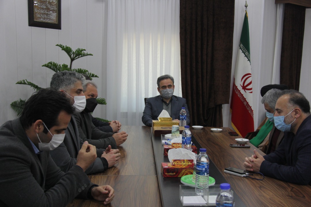 دیدار اعضای شورای اسلامیشهر و شهردار بندرانزلی با سرپرست فرماندار انزلی
