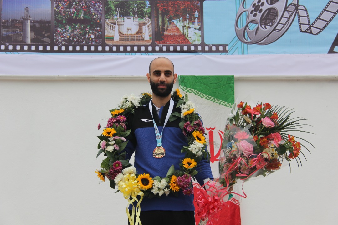 مراسم استقبال از مهدی پور رهنما قهرمان پاراتکواندوی جهان